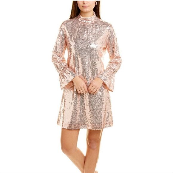 TYLER BOE Connie Sequined Shift Dress - Picture 1 of 7